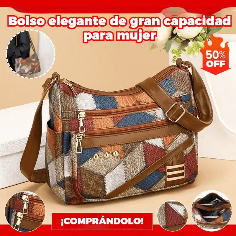 👜Bolso de hombro a juego de color de cuero suave de PU de nueva moda