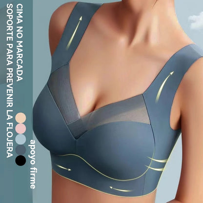 💖【Juego de 3 piezas】✨Sujetador push-up sin costuras de seda helada para mayor comodidad