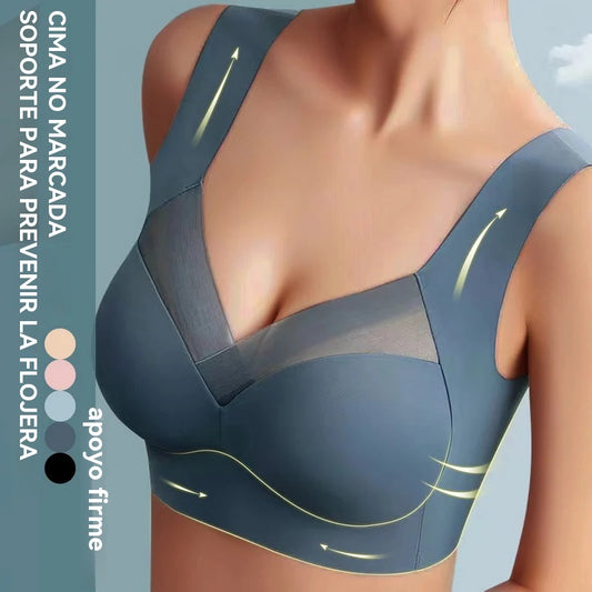 💖【Juego de 3 piezas】✨Sujetador push-up sin costuras de seda helada para mayor comodidad