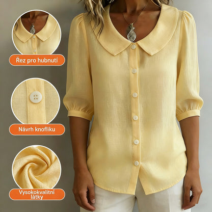 🌸【S-3XL】Dámský jarní kardigan s krátkým rukávem a knoflíky -- Možnost platby na dobírku✅