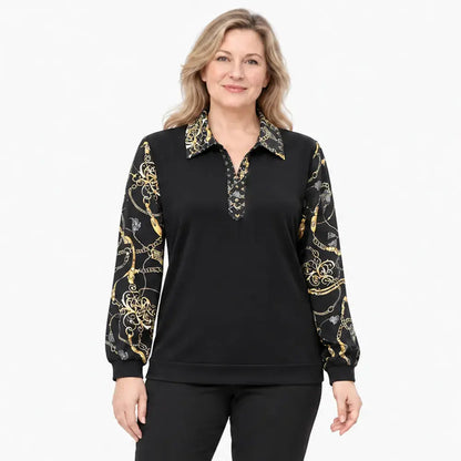 【M–6XL】Nová dámská termokošile na podzim a zimu – velké velikosti, zakrývá břicho, hřejivá a elegantní