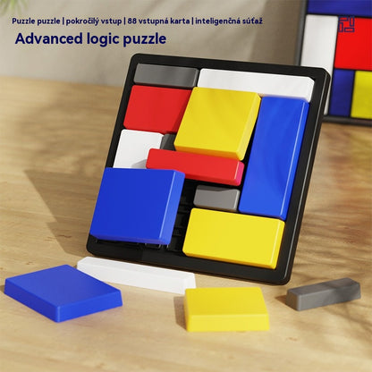 🧒Vzdelávacie puzzle pre deti, tréning logického myslenia, stavebné bloky, vzdelávacie hračky