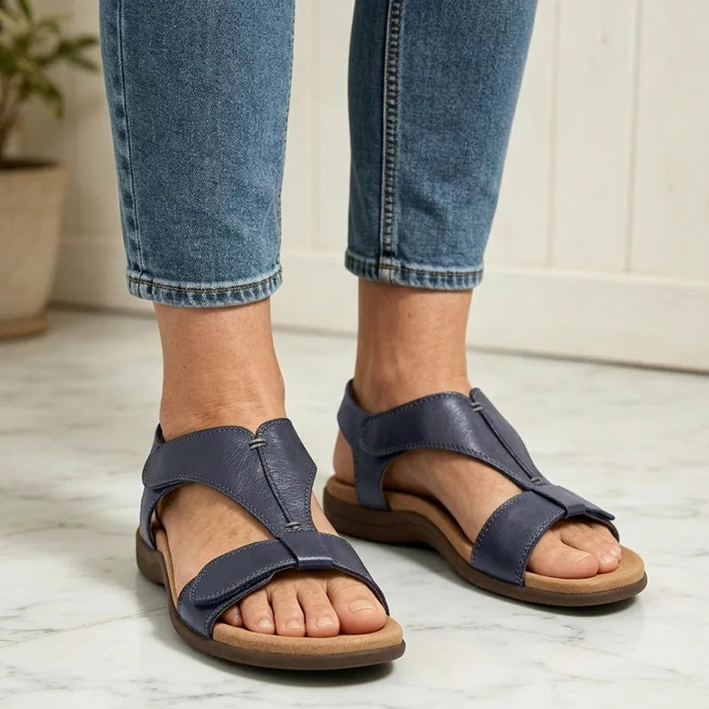 【36-43】Sandalias de verano con suela blanda y soporte de arco, casuales y cómodas.