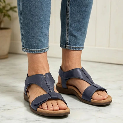 【36-43】Sandalias de verano con suela blanda y soporte de arco, casuales y cómodas.