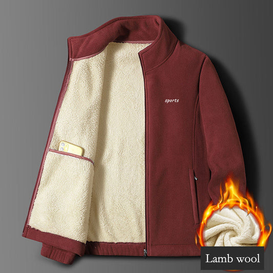 【M-5XL】Nueva chaqueta sherpa gruesa de otoño e invierno para hombre de otoño e invierno