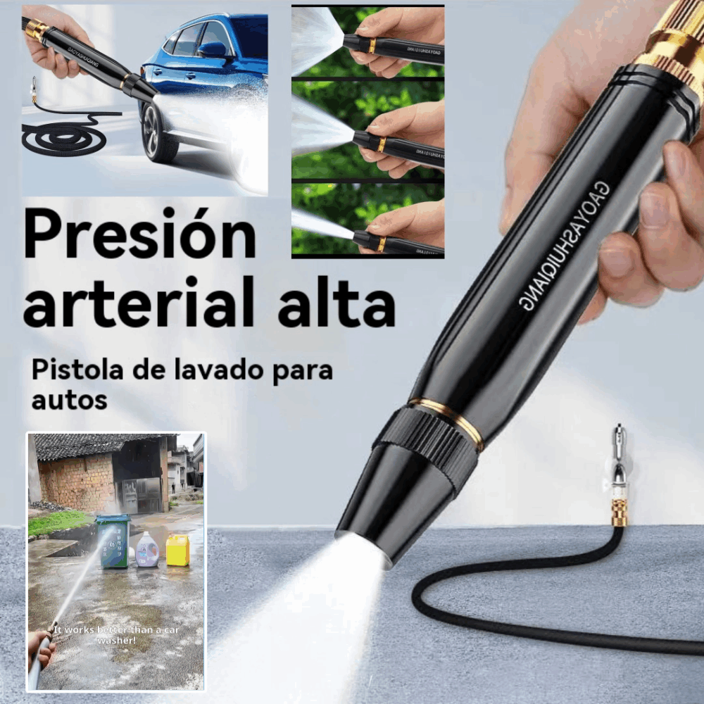 💧🚗🔥【50% de Descuento】Compra 1 y llévate 1 gratis!🔥Nueva boquilla de lavado de autos de alta presión, universal para regar flores, lavar autos y limpiar el suelo