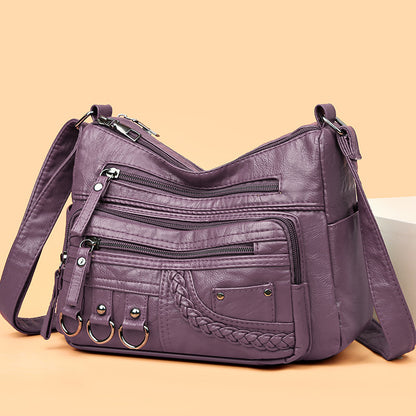 💥【50% popusta na ograničeno vrijeme】👜2026 nova mekana kožna torba velikog kapaciteta za rame/crossbody - 4204503