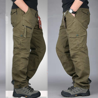 👖😎【M-5XL】Pantalones cargo tácticos para hombre con múltiples bolsillos_4308624