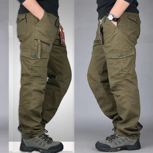 👖😎【M-5XL】Pantalones cargo tácticos para hombre con múltiples bolsillos_4308624