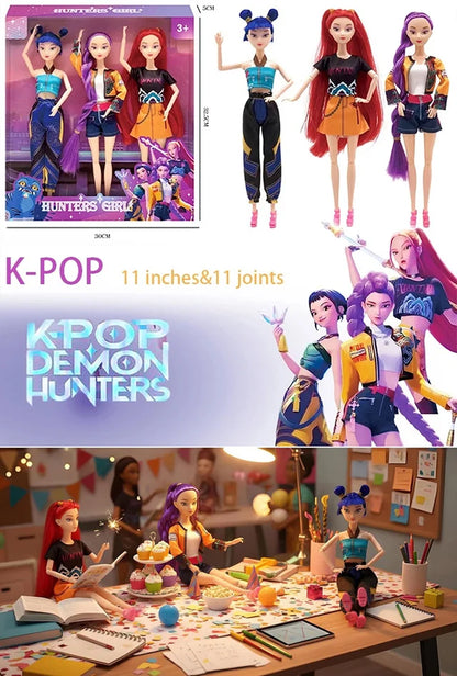 💥【Legnagyobb eladási teljesítményű termék！】Lánycsoportos bábjak POP Witch Hunter-4170802