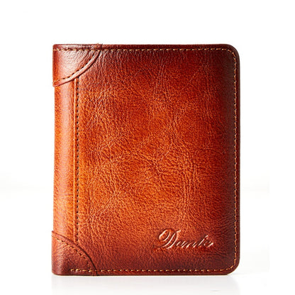 Nová pánská peněženka z pravé kůže s ochranou proti krádeži