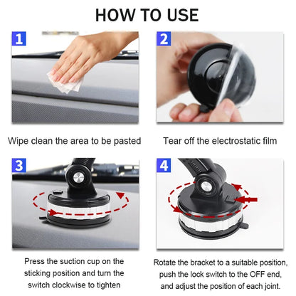 🚗Multifunkční držák na telefon do auta, unese až 5 kg!