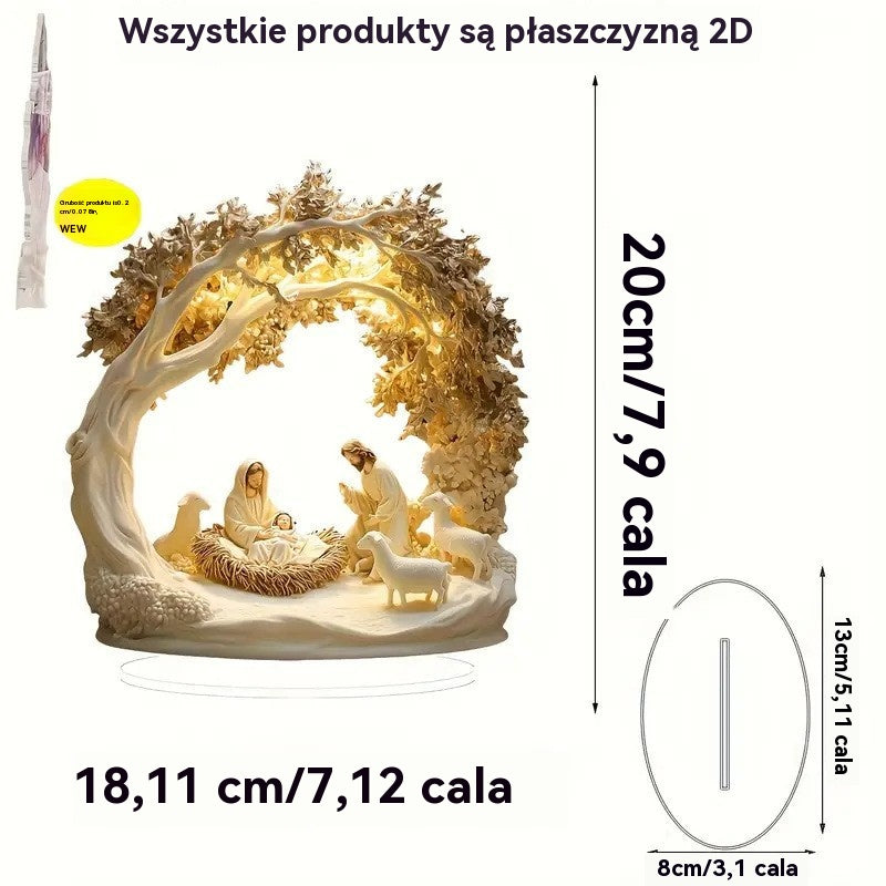 👼【50% ZNIŻKI！】Akrylowa figurka anioła-4169038