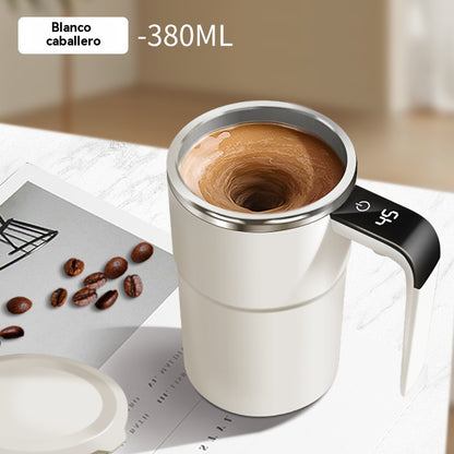 ☕🔋Újratölthető kávésbögre-készlet automata mágneses keverővel⚡- 4202152