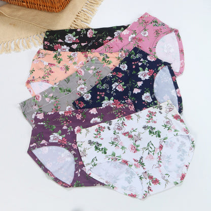🔥7 piezas 31 euros💕【50-140KG】Ropa interior antibacteriana cómoda de algodón puro, nuevo estilo estampado