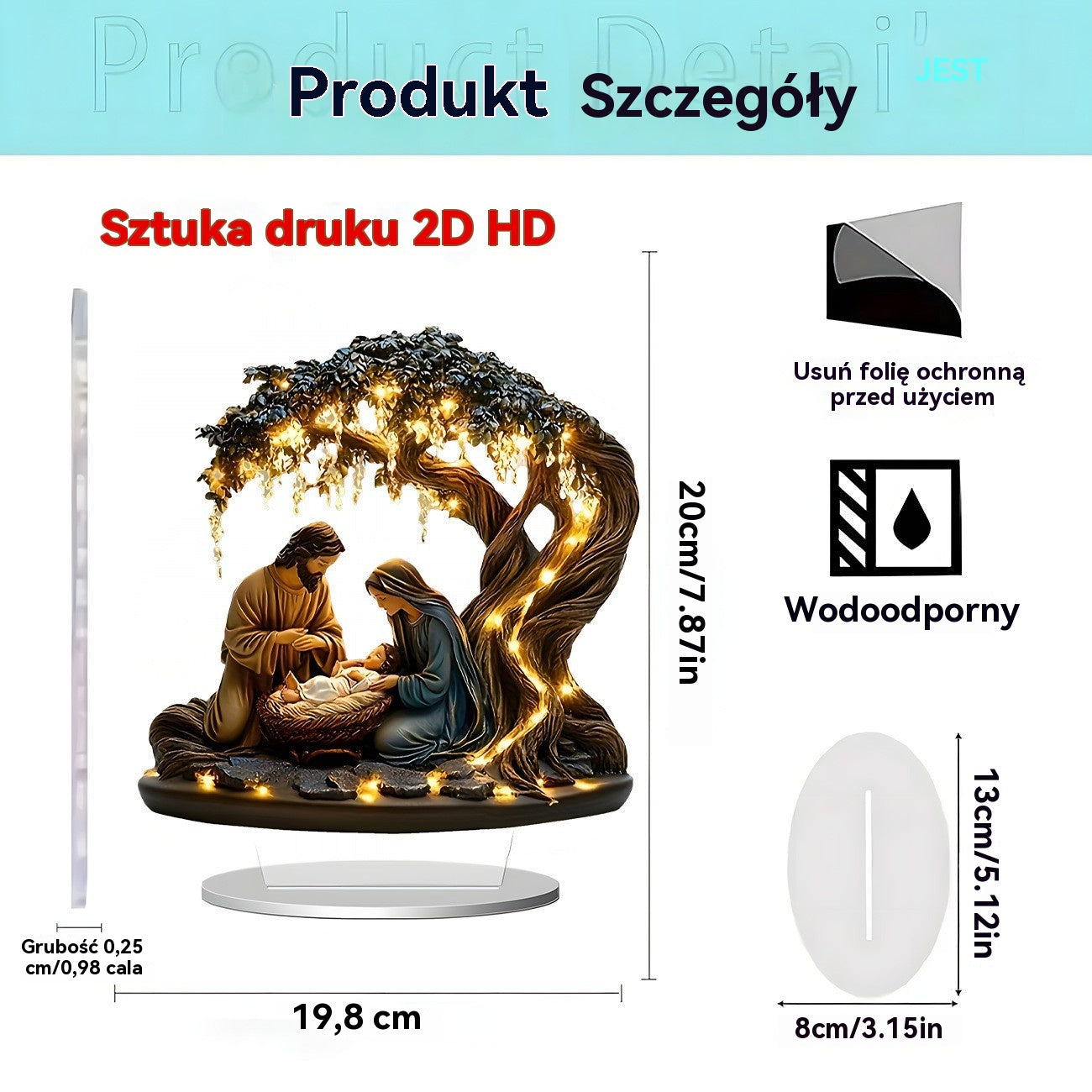 👼【50% ZNIŻKI！】Akrylowa figurka anioła-4169038