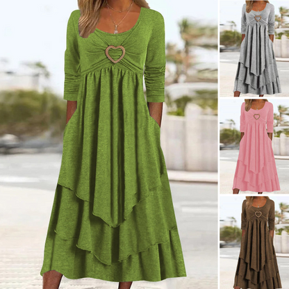 👗 Έκπτωση 50%🔥【40-100kg】2026 Νέο απλό φόρεμα από βαμβάκι και λινό, άνετο και αναπνέον ύφασμα ✅️Πληρωμή κατά την παράδοση ✅️2 είδη με έκπτωση 70%