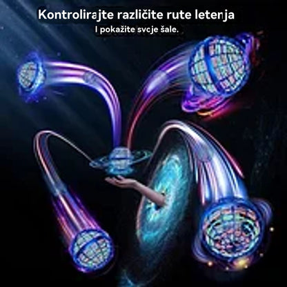 🛸🌀【Kupite jedan, drugi dobijete gratis】🌀🔥 Najprodavanija pametna senzorska rotirajuća magična leteća lopta, sjajna magija na dohvat ruke, cool i šarena, može letjeti - 4194437