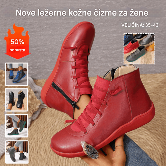 🔥🔥【35-43】 Nova kolekcija zimske ženske široke cipele - casual kratke čizme za 2025. godinu.
