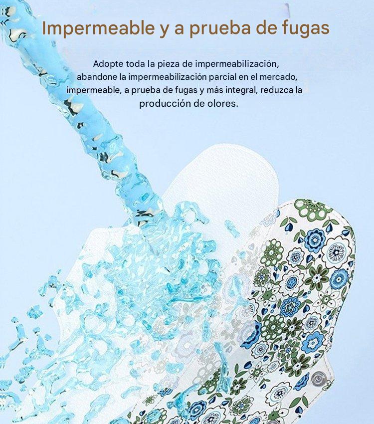 🔥🌈【5 piezas】 Almohadilla antibacteriana de algodón y grafeno lavable