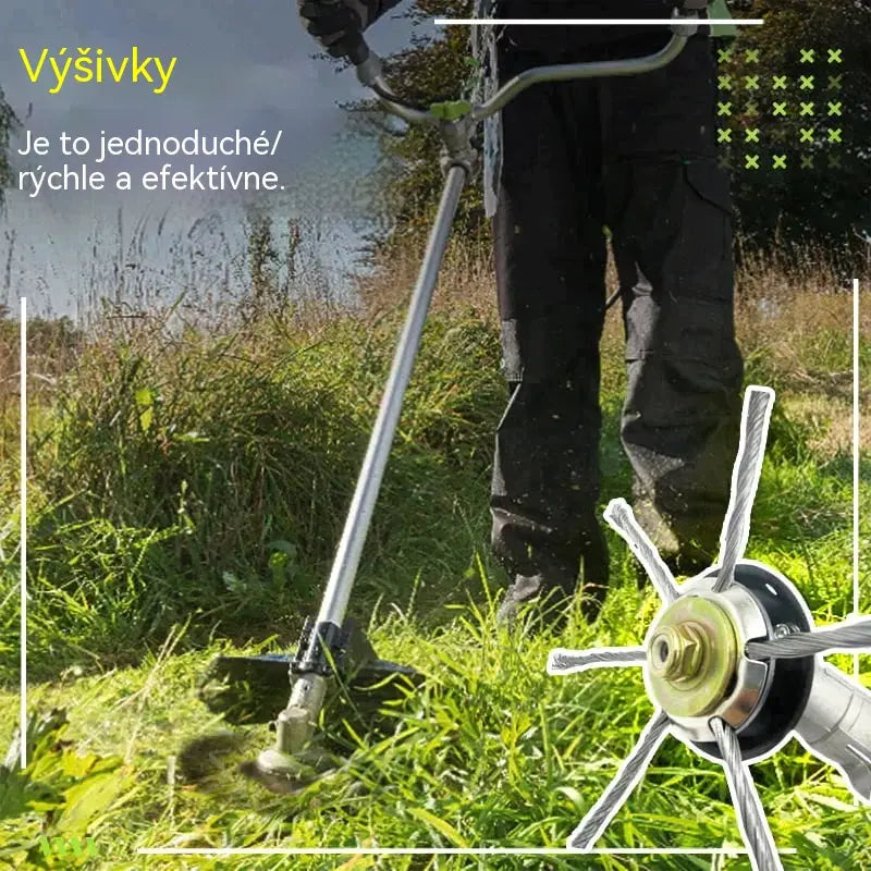 🔥✨【Kupte 1 kus a získejte 1 zdarma: 2 kusy】🔥 Vyměnitelná sekačka na sekačku/křovinořez - Ocelová sekačka na sekání trávy 🌿✂️⚙️-4288384