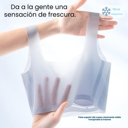 💥🟢【M-2XL】【Pachet de 2 bucăți】💦Sutien ultra-subțire, răcoros, fără urme, pentru vară