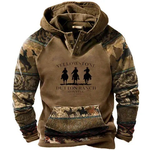 【🔥Τοπ πώληση】Ανδρικό 3D μακρυμάνικο φούτερ 2023 Φθινοπωρινό Χειμώνα Ανθεκτικό στο ζεστό κρύο