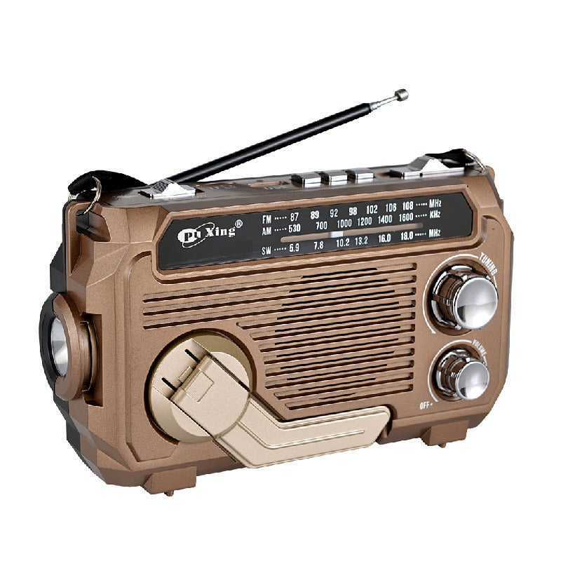 🏕️【Autenticidad garantizada】Linterna portátil con radio AM multifunción