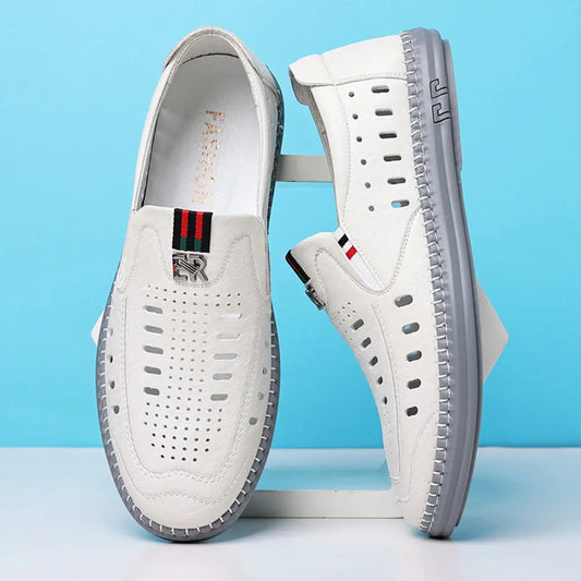 【39-44】🔥👞Zapatos casuales de hombre nuevo 2026, transpirable y cómodo, fabricado con piel de vaca, anti sudor y anti mal olor.