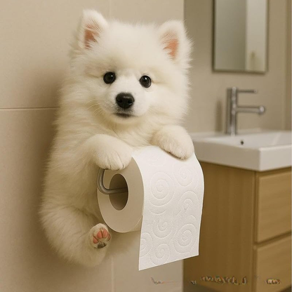 🐕Držák na toaletní papír s motivem roztomilého štěňátka