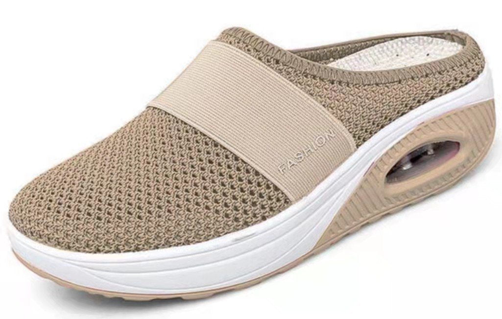 👡🛒【Nuevo producto a precio reducido】💖🎁【35-43】Zapatillas 2025 de malla hueca con amortiguación de aire y alta elasticidad para caminar sin cansar