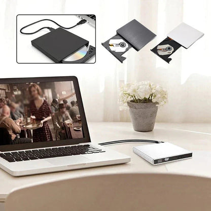📢📢 50% popusta 💿💻 Vanjski CD/DVD čitač – Plug & Play, prijenosni, kompatibilan s Mac/Windows - 4222277