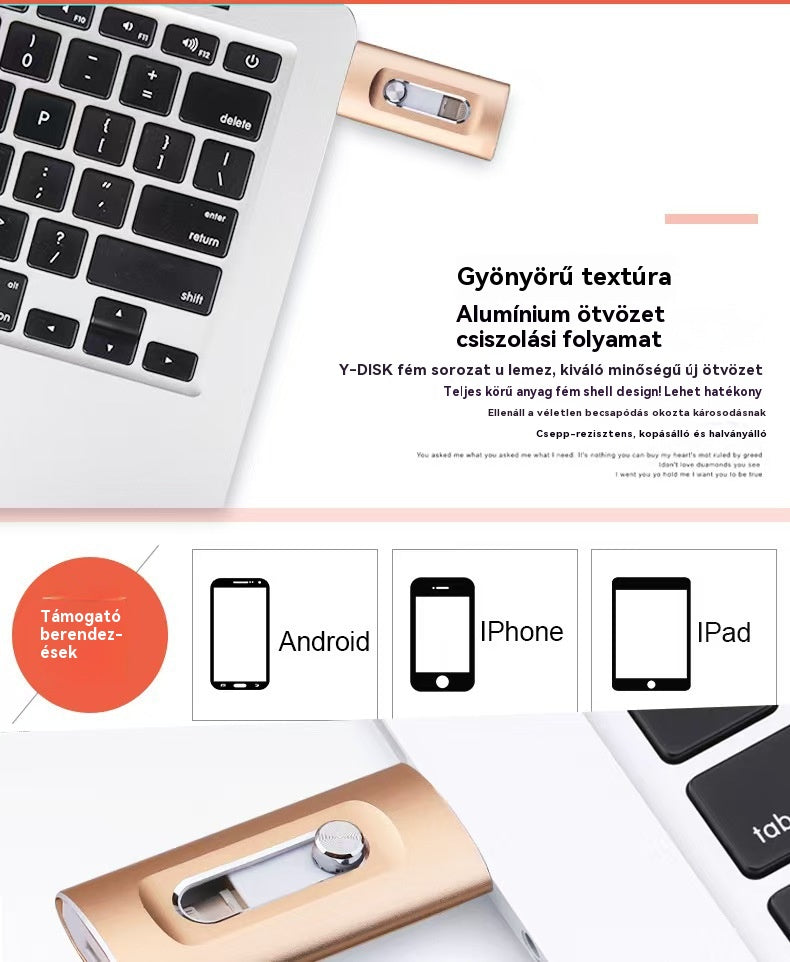 【50% OFF】⚡4v1 pendrive pro iPhone/iPad/Android/PC készülékekhez