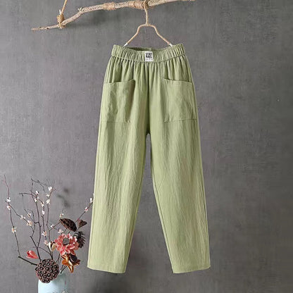 🌿🌈【Oferta por tiempo limitado】【M-4XL】Nuevos pantalones de pierna ancha para mujer, nuevos de la colección primavera 2026. Pantalones casuales cómodos.