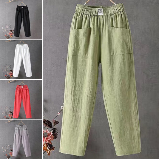 🔥TOP VENTAS 🔥 Pantalones Casuales de Algodón para Mujer | Estilo Wide Leg 2026 🕊️🌿