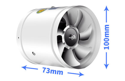【Plaćanje pouzećem】  Snažan cilindrični ispušni ventilator, ⚡Smanjenje buke basa, ⚡Visoka kvaliteta, ⚡Ušteda energije - 4224135