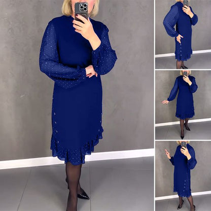 💖💖【S-5XL】🍁🍂Wysokiej jakości stylowa sukienka w nowym stylu na jesień i zimę