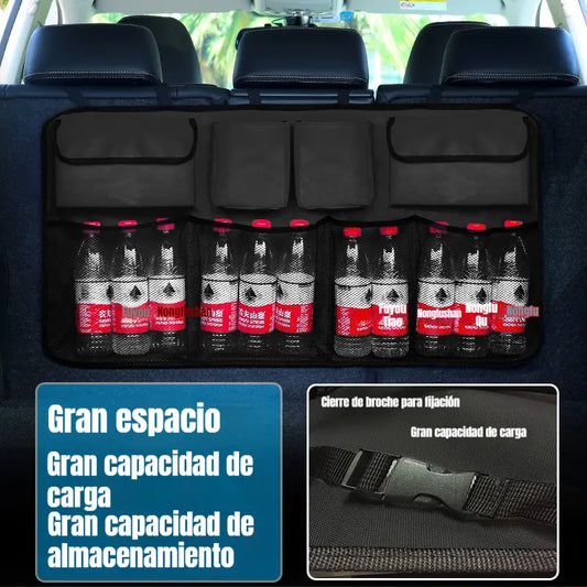 ⏳Oferta por tiempo limitado⏰Bolsa organizadora colgante para maletero de coche – Gran capacidad, ahorra espacio y tejido Oxford duradero🚗