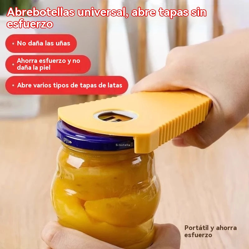 🔥💥【Compra 1 y llévate 2 gratis】🫙 Household Multi-functional Can Opener ✅ Bottle Opener ✅ Pull-tab Can Opener ✅ Lid Opener / 👍 Multiple functions in one