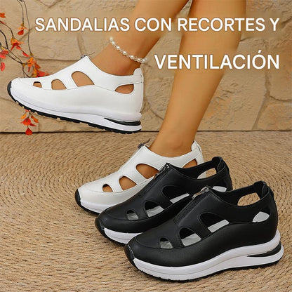 【Tallas grandes 36-43】2026 Sandalias ergonómicas para la corrección postural — suela acolchada que previene la fatiga del pie.