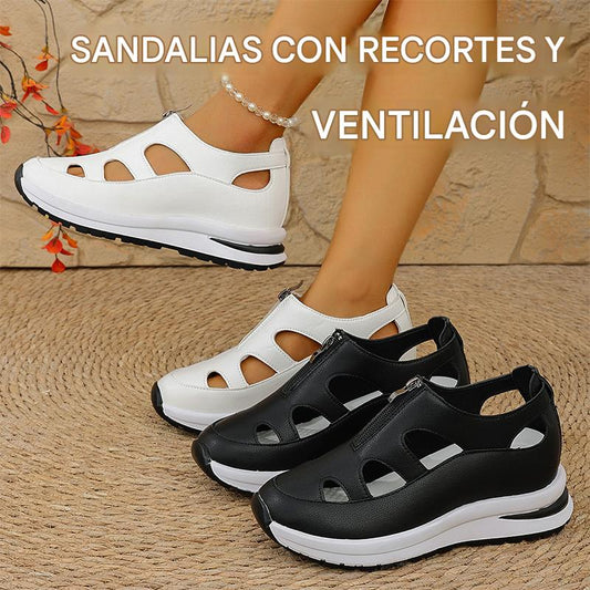【Tallas grandes 36-43】2026 Sandalias ergonómicas para la corrección postural — suela acolchada que previene la fatiga del pie.