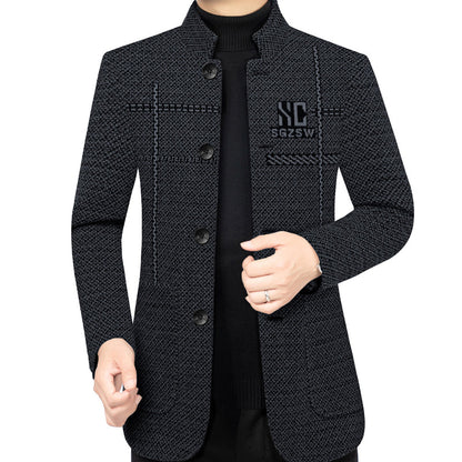 🧥 ZNIŻKA 50%! 🔥 Męski zimowy płaszcz o kroju 3D – gruby i wiatroodporny, idealny do zimnej pogody na zewnątrz ❄️✨【40–90 kg】- 4184180