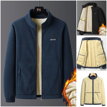 【M-5XL】Nueva chaqueta sherpa gruesa de otoño e invierno para hombre de otoño e invierno