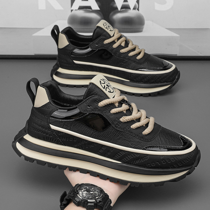 【39-44】Pánská volnočasová obuv, módní, pohodlná, zvětšující výšku, léto 2025