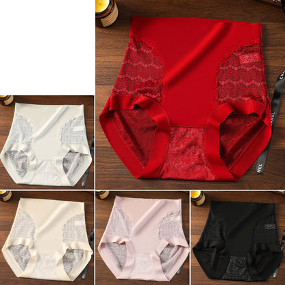 🔥【5 piezas】Bragas de encaje sin costuras de alta elasticidad para mujer con funciones de control de abdomen, levantamiento de glúteos y modelado.