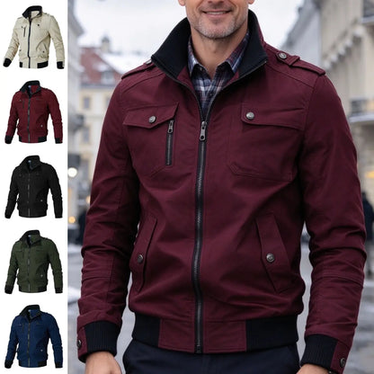 👍🔥 【M-5XL】 Nová pánská vojenská bunda, pevná, vysoce kvalitní, teplá