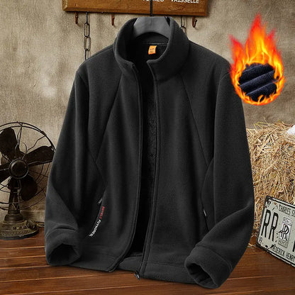 🔥 50% sleva 🔥[M-5XL] Pánská silná fleecová bunda, dostupná ve velkých velikostech, teplá a pohodlná na podzim a zimu.