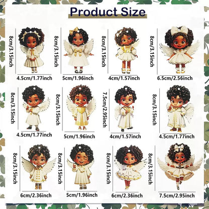 🎁Dřevěná ozdoba anděl Bytové dekorace