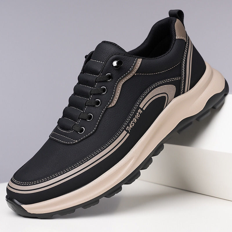 🔥【39-45】Zapatillas deportivas de piel resistentes al agua y a la suciedad con suelas suaves para una máxima comodidad.4285703