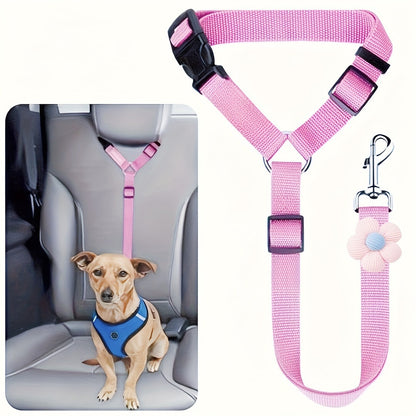 [2 pieza 23 euros] Cinturón de seguridad para perros y correa para pasear (2 en 1)
